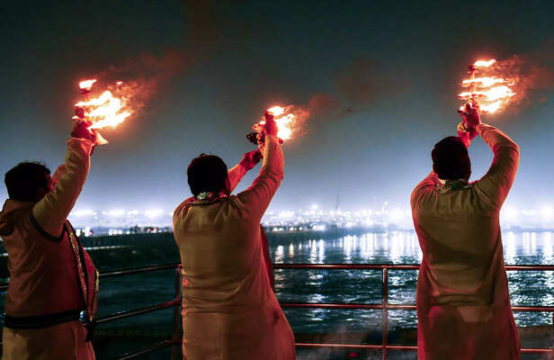 ganga aarti at ghat