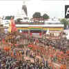 Puri_ Devotees continue to gather in large numbers to witness Lord Jagannath's chariot.