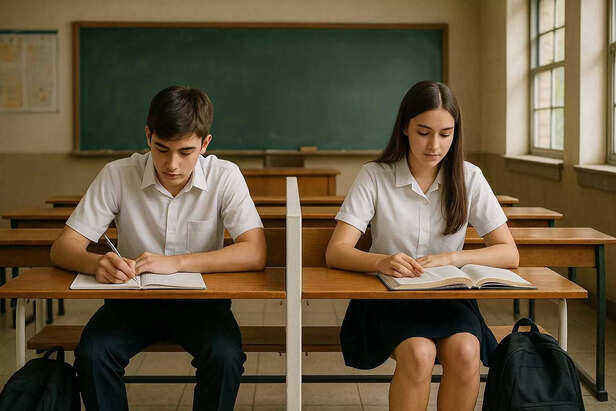 the bench was also divided into two (Image credit- AI)