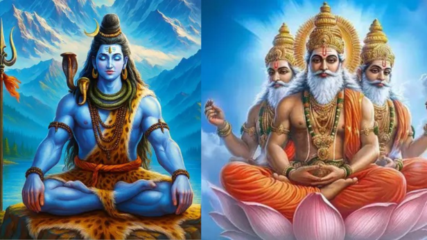 Shiva and Brahma