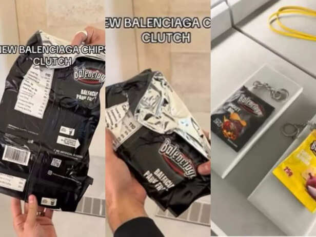 Balenciaga's new wallet looks like a crumpled chips packet—and