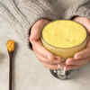 turmeric and raw milk paste(image credit:freepik)