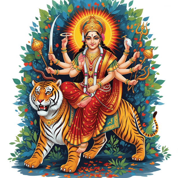 Durga's Tiger