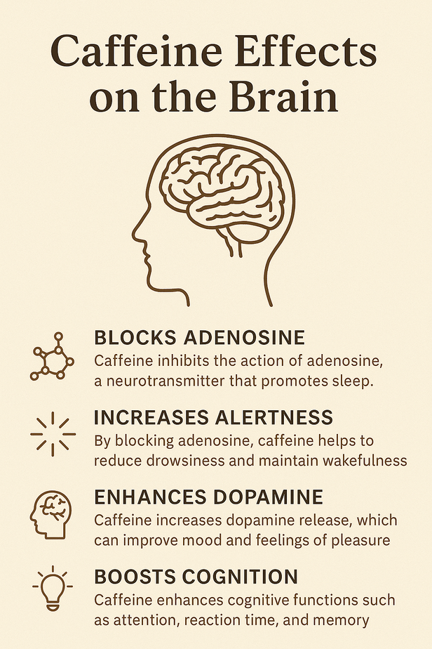 Caffeine effects on brain