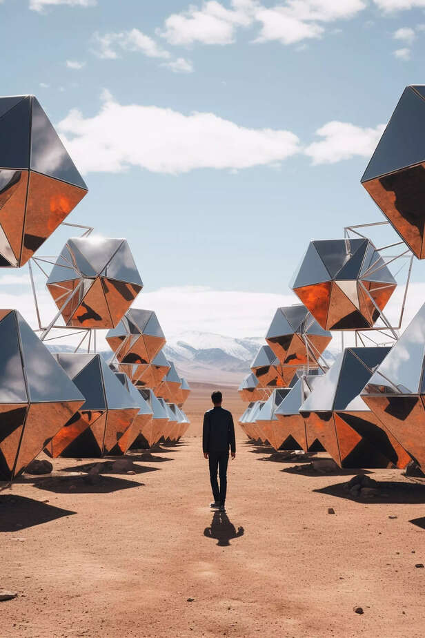 Deserted Reflections.