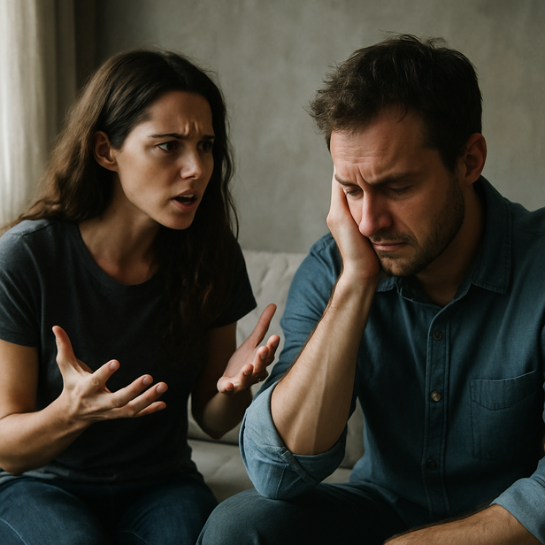 Tense Couple Argument