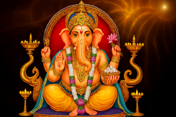 Pooja and Lord Ganesha's grace