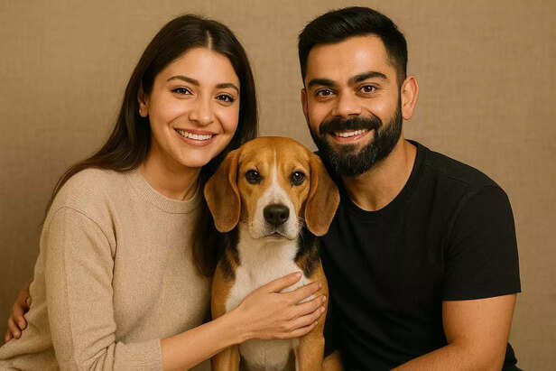 Anushka and Virat pet love