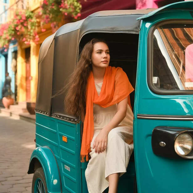 Girl in auto