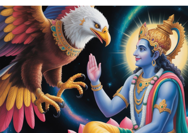 lord vishnu and garud