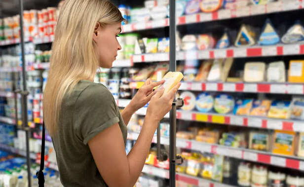 Woman Checking Food Labels
