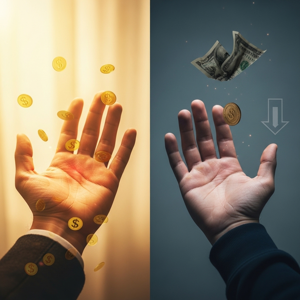 “Indian superstition itching palms money”