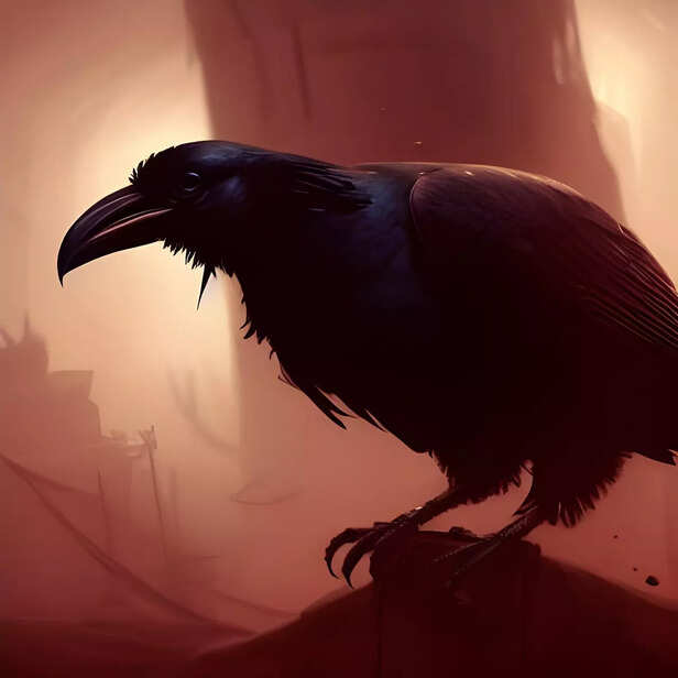 Feeding Crow