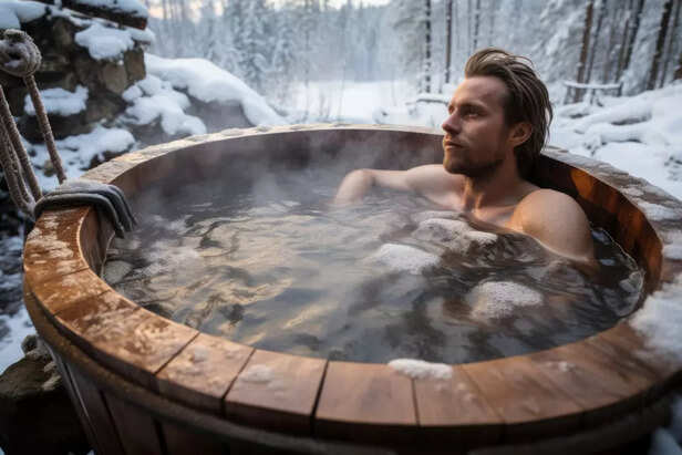 Ice bath for muscles