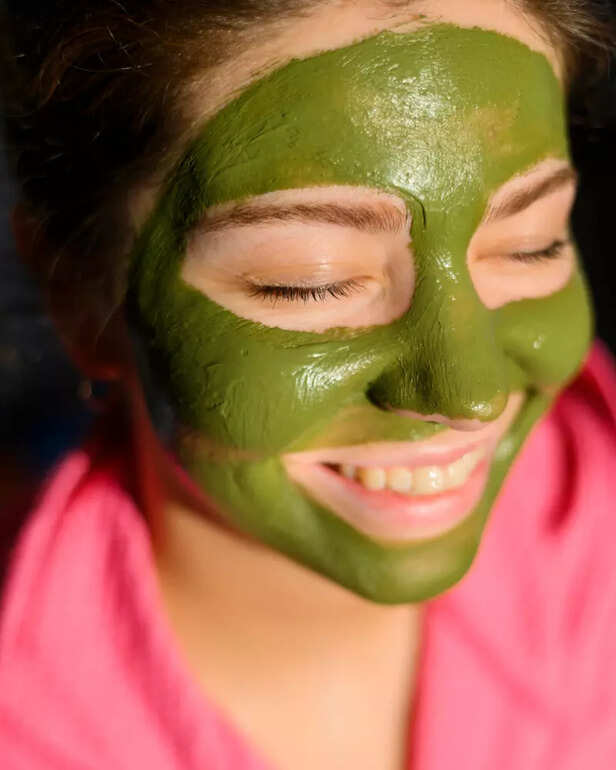 Matcha face pack
