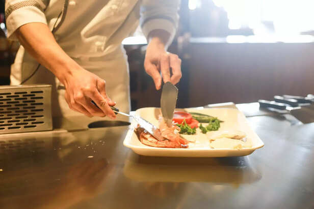 Chef in restaurant