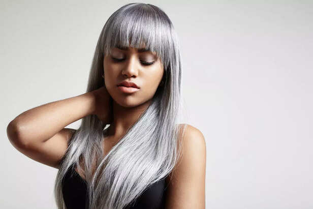 Grey hair color
