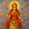 Godess Lakshmi And her Vahana