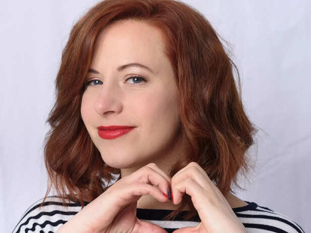 Woman with short hair