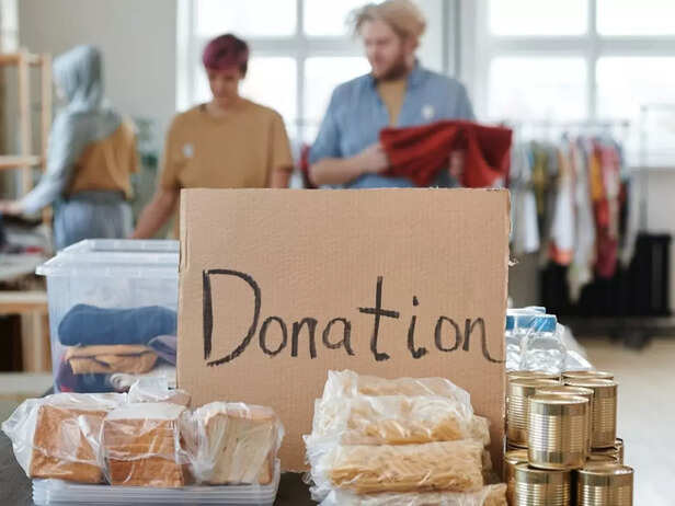 Donating to the needy