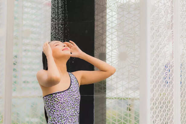 Showering
