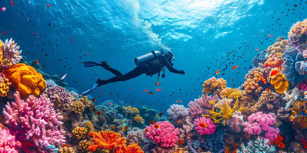 Scuba diving