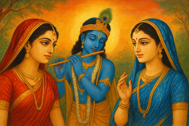 Krishna: Radha or Rukmani