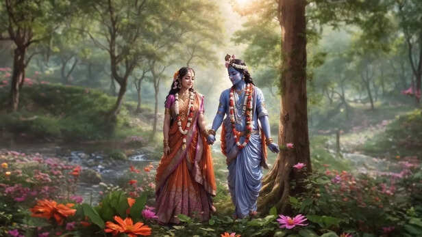 krishna and radha