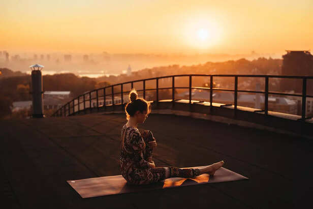 Sunrise meditation