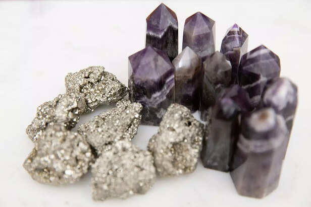 Pyrite crystal