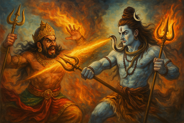 Jalandhara  and Shiva