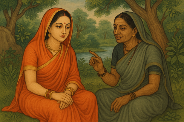 Sita and Trijata
