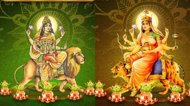 Worshiping Maa Ambe during Navratri