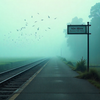 A misty and eerie railway halt in Assam