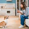 Dog parent and pet