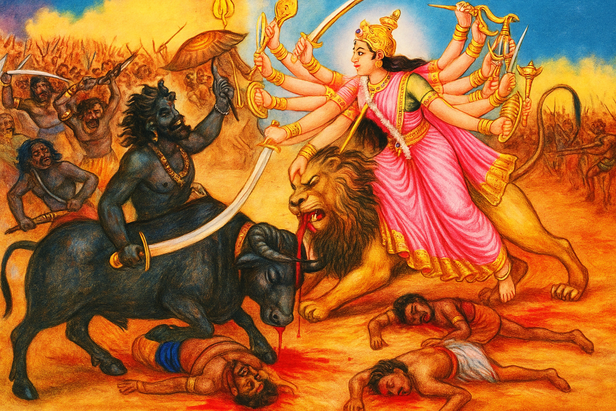 Why Goddess Durga Fought Mahishasura