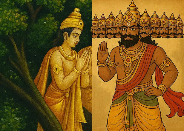 Lakshman and Ravan