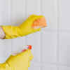 Cleaning the tile