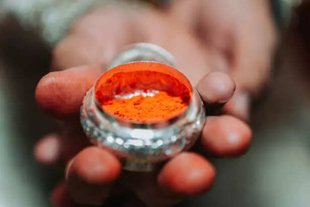 Applying Sindoor To Hanuman Ji