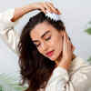 Women massaging her scalp