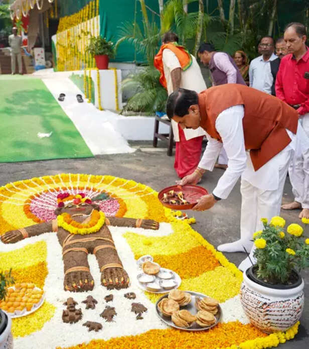 Govardhan puja at home 2025