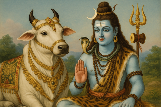 Nandi and Shiva