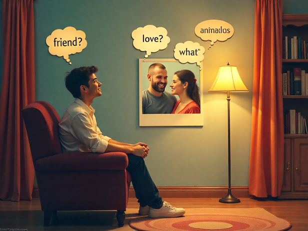 A person sitting alone