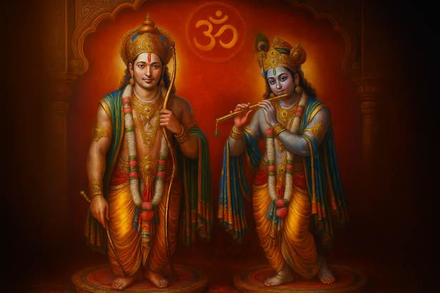 Lord Rama and Lord Krishna
