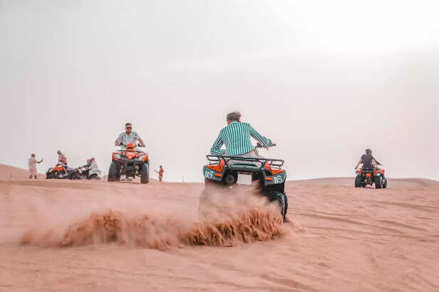 Adventurous Desert Ride on a 350cc Bike