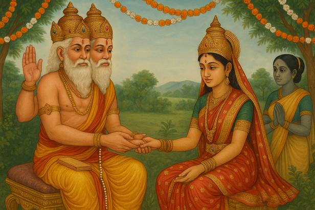 Brahma and Gayatri Wedding