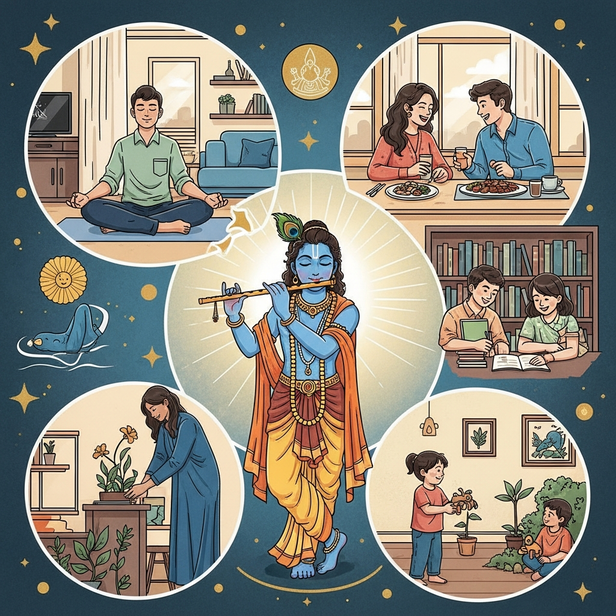 Living Krishna’s wisdom in daily life