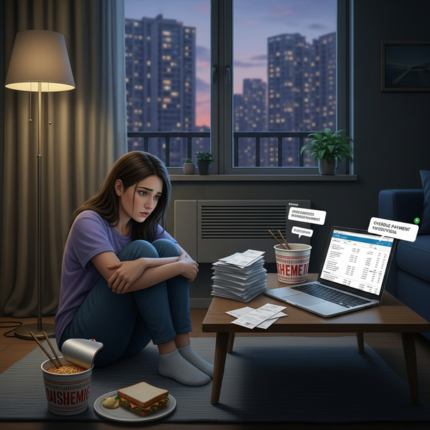 city youth struggling with rent and expenses