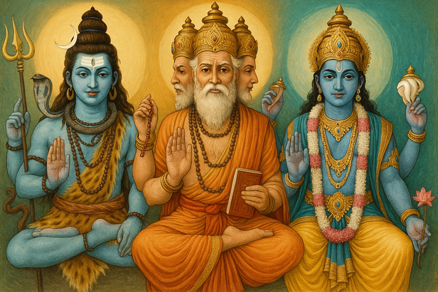 Shiva, Brahma and Vishnu