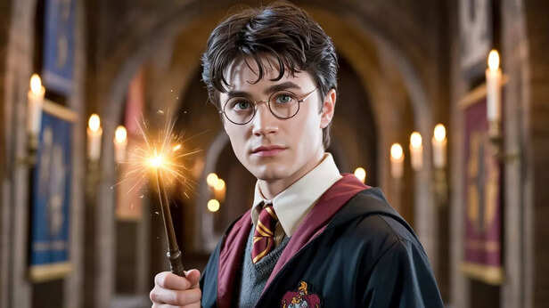 Harry Potter In Magic Costume